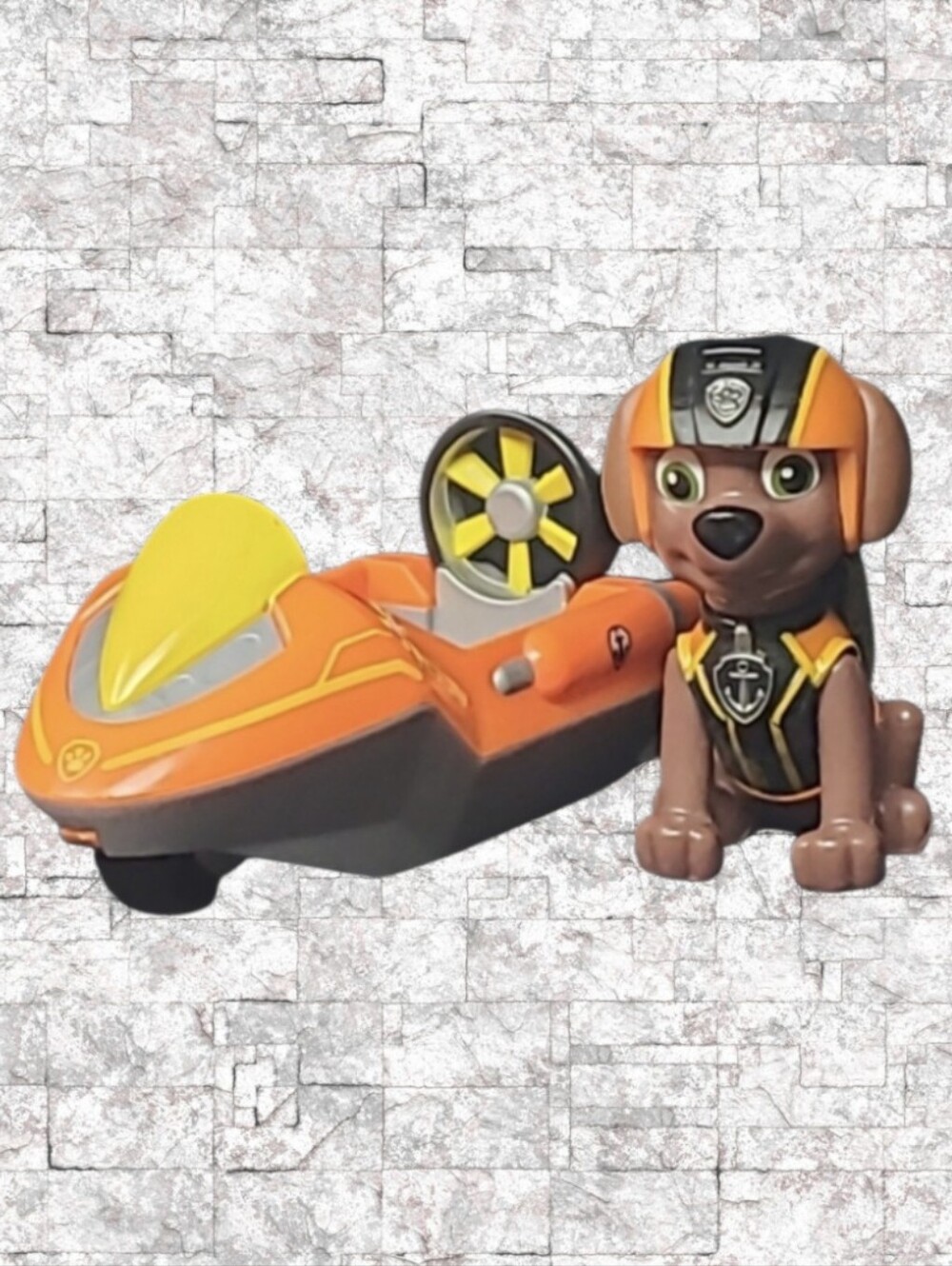 Zuma And His Hydro Ski Vehicle From The Paw Patrol Series